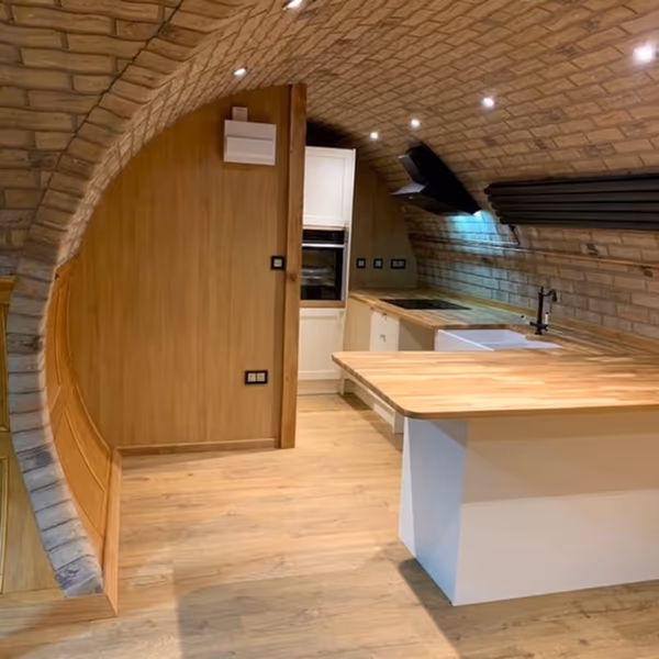 HDPE underground pod exterior