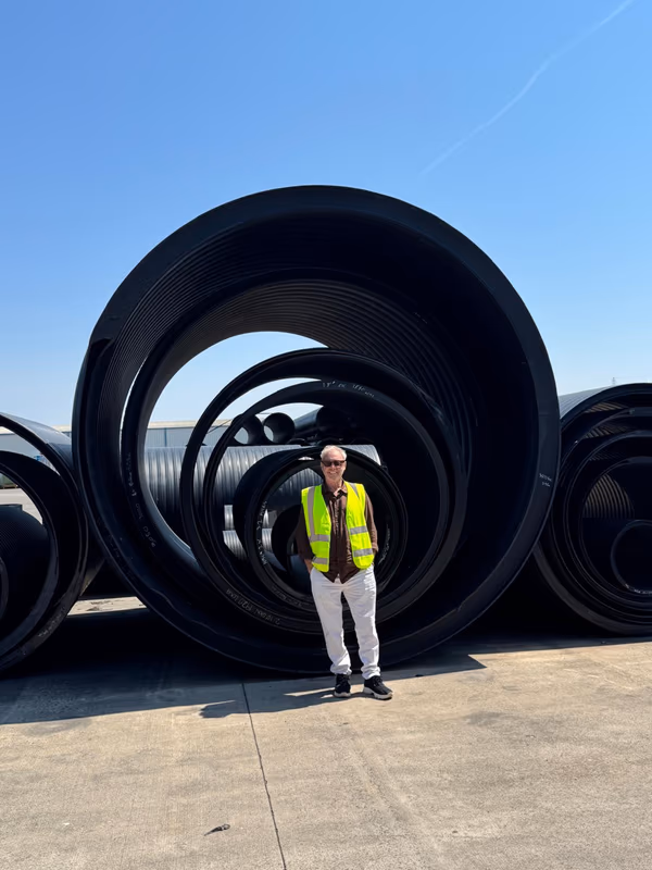 HDPE underground pod installation