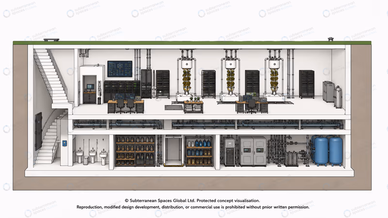 Underground Data and Operational Centres