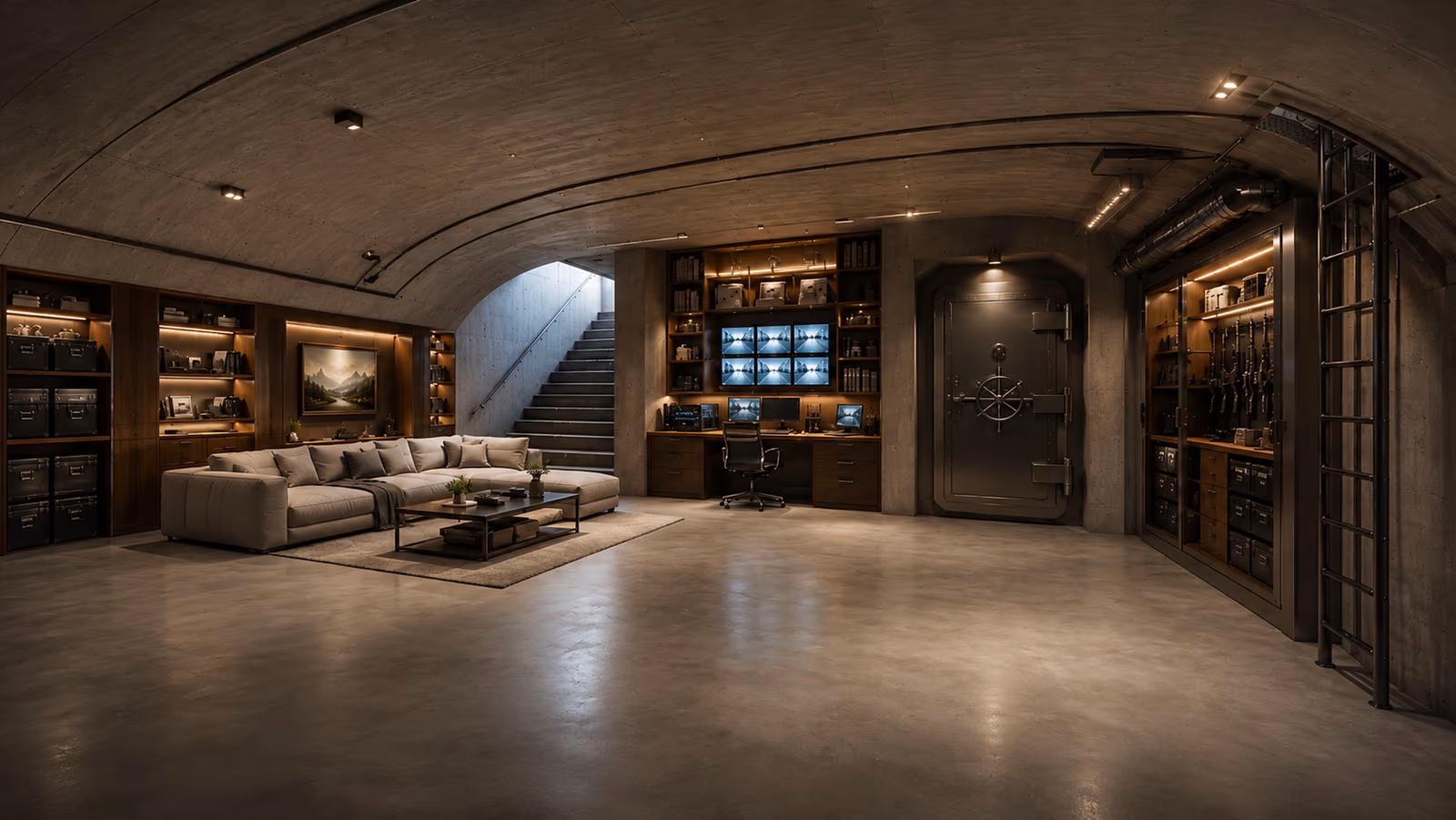 Security storage and safe room shelter