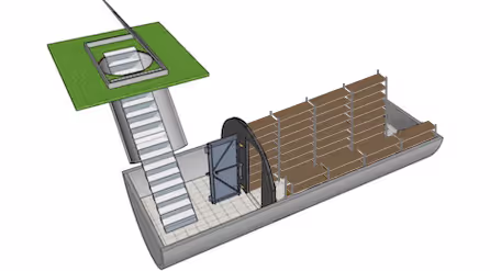 Underground storage pod