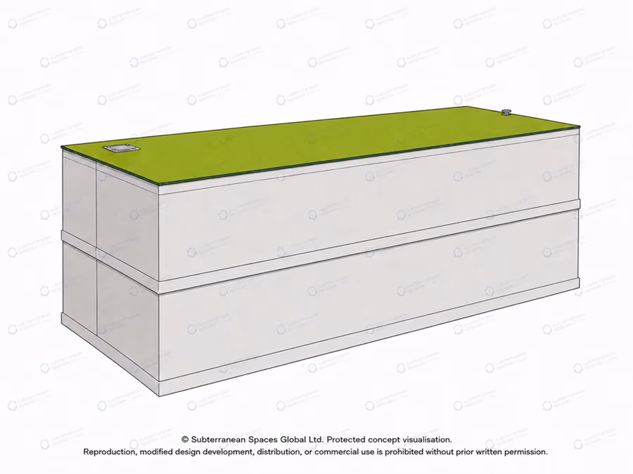 In-situ reinforced concrete operational centre structural option